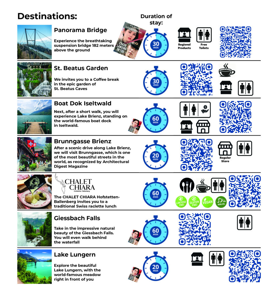 Full Day Sightseeing Tour Panorama Sightseeing Tour Interlaken Culinary Bus Tour with Your Local Experts
