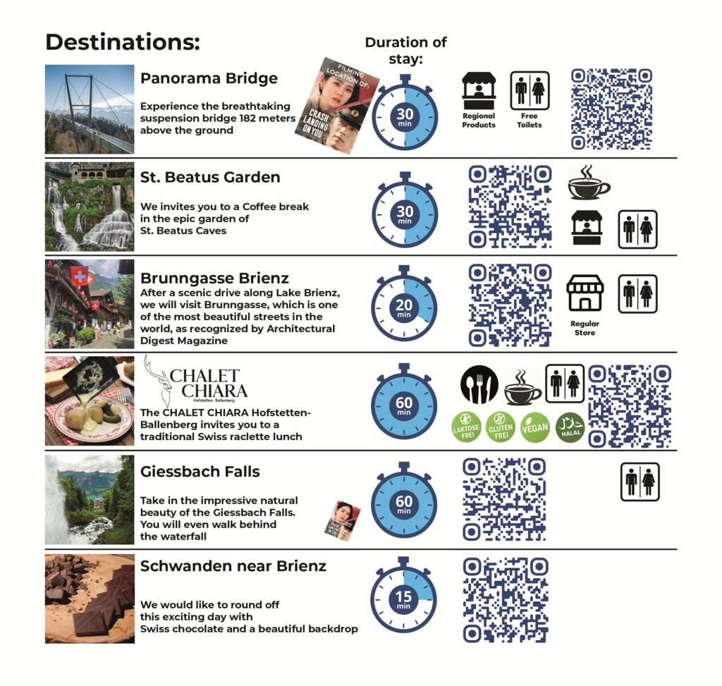 Half Day Sightseeing Tour Panorama Sightseeing Tour Interlaken Culinary Bus Tour with Your Local Experts
